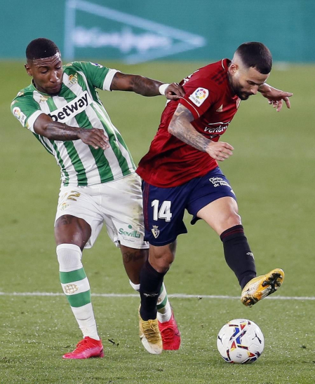 Galería de fotos del partido entre Betis y Osasuna, que ha finalizado con victoria verdiblanca (1-0).