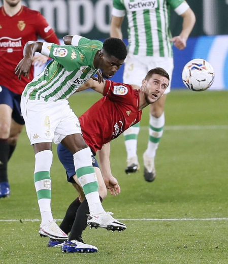 Galería de fotos del partido entre Betis y Osasuna, que ha finalizado con victoria verdiblanca (1-0).