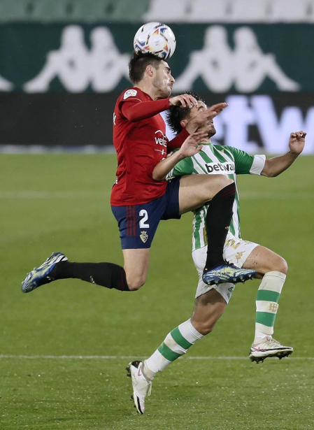 Galería de fotos del partido entre Betis y Osasuna, que ha finalizado con victoria verdiblanca (1-0).