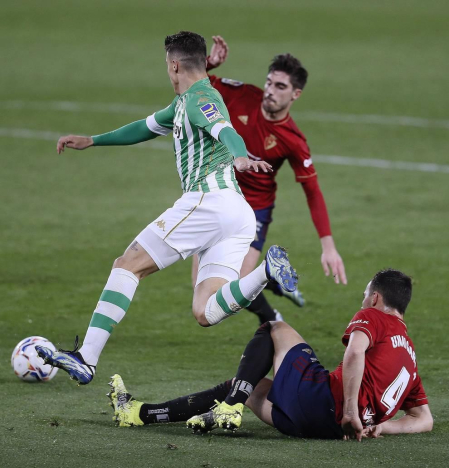 Galería de fotos del partido entre Betis y Osasuna, que ha finalizado con victoria verdiblanca (1-0).