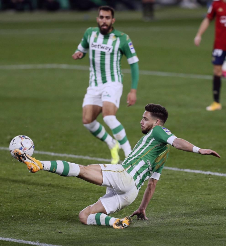 Galería de fotos del partido entre Betis y Osasuna, que ha finalizado con victoria verdiblanca (1-0).