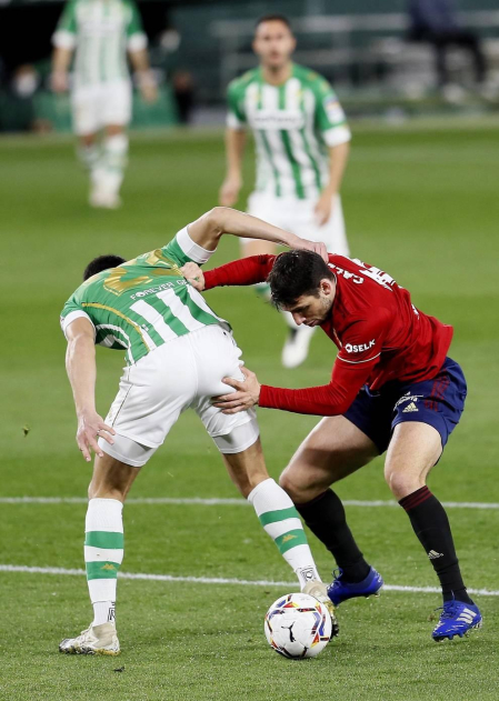 Galería de fotos del partido entre Betis y Osasuna, que ha finalizado con victoria verdiblanca (1-0).