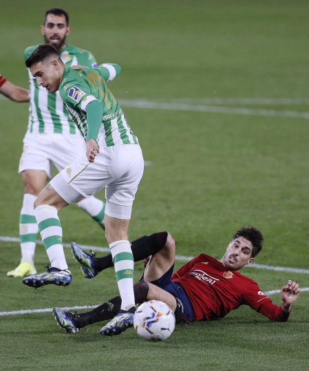 Galería de fotos del partido entre Betis y Osasuna, que ha finalizado con victoria verdiblanca (1-0).