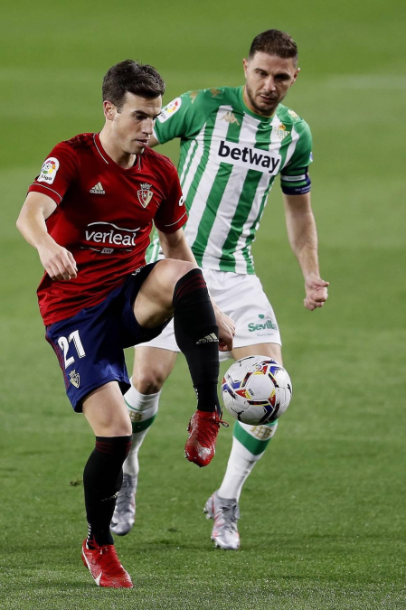 Galería de fotos del partido entre Betis y Osasuna, que ha finalizado con victoria verdiblanca (1-0).