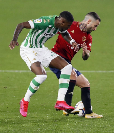 Galería de fotos del partido entre Betis y Osasuna, que ha finalizado con victoria verdiblanca (1-0).