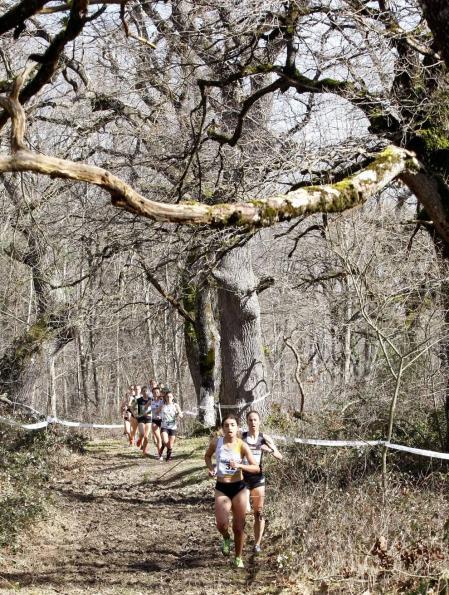 Javier Nagore y Alicia Carrera, atletas del Grupompleo Pamplona Atlético, se han impuesto en el circuito alsasuarra de Dantzaleku.