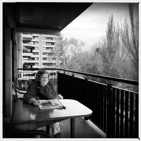 Fotografías de la exposición 'Crónica de un año de pandemia' organizada por la Asociación de Reporteros Gráficos de Navarra