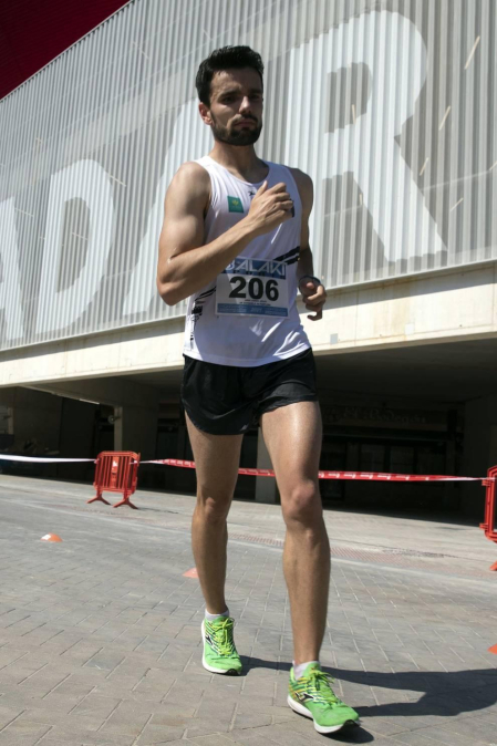 Jesús García Bragado ha ganado los 10 km marcha del II Gran Premio de Marcha Ciudadela de Pamplona.