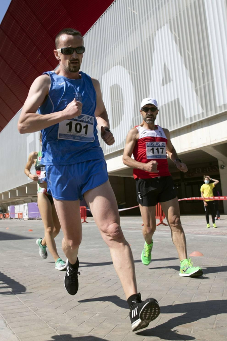 Jesús García Bragado ha ganado los 10 km marcha del II Gran Premio de Marcha Ciudadela de Pamplona.