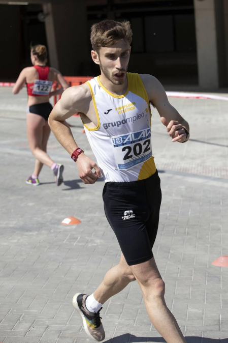Jesús García Bragado ha ganado los 10 km marcha del II Gran Premio de Marcha Ciudadela de Pamplona.