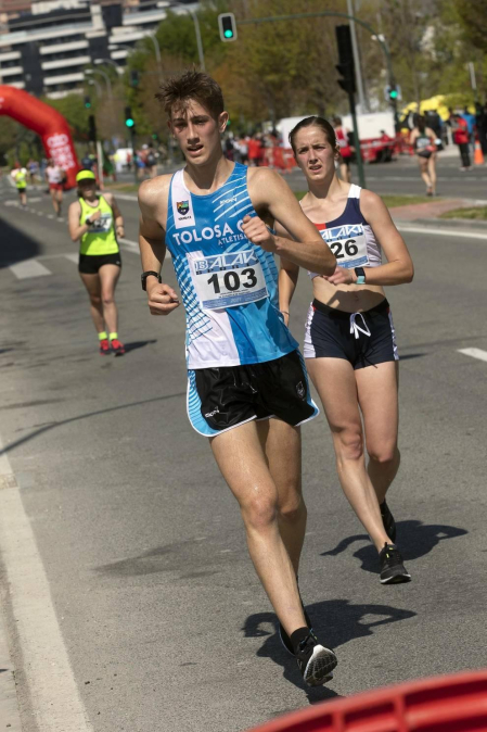 Jesús García Bragado ha ganado los 10 km marcha del II Gran Premio de Marcha Ciudadela de Pamplona.