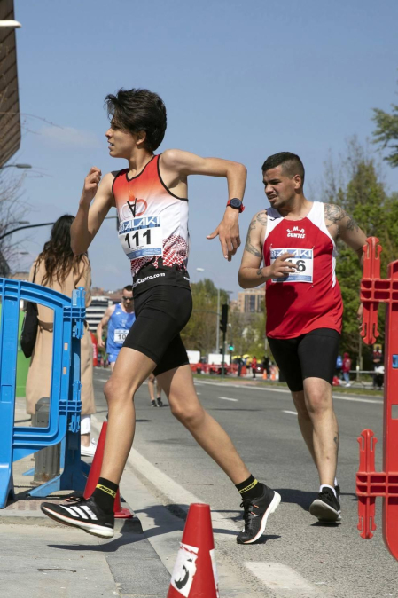 Jesús García Bragado ha ganado los 10 km marcha del II Gran Premio de Marcha Ciudadela de Pamplona.