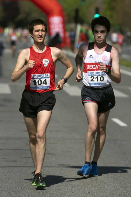 Jesús García Bragado ha ganado los 10 km marcha del II Gran Premio de Marcha Ciudadela de Pamplona.