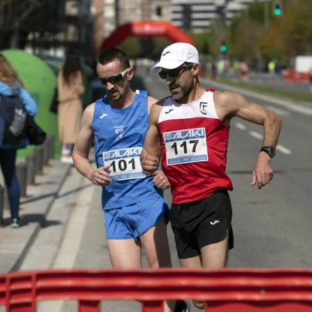 Jesús García Bragado ha ganado los 10 km marcha del II Gran Premio de Marcha Ciudadela de Pamplona.