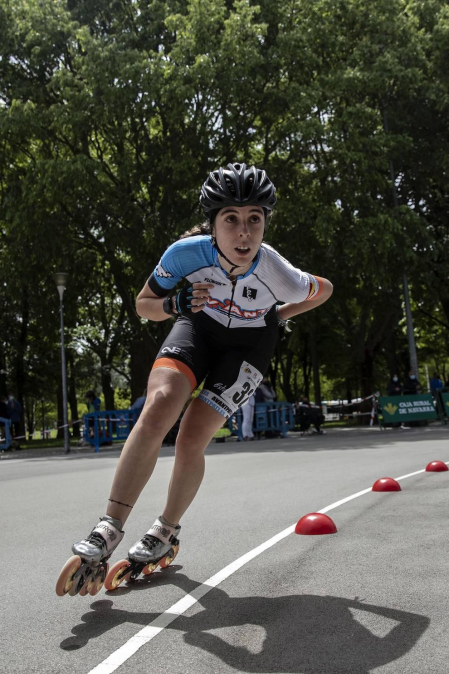 Galería de fotos del Campeonato de España de patinaje de velocidad júnior y senior disputado en el circuito del Antoniutti, en Pamplona