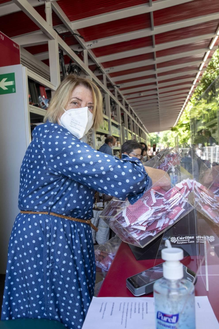 Fotos de la Tómbola de Pamplona que permanecerá abierta hasta el 4 de julio con una nueva estructura, limitación de aforo y un recorrido unidireccional