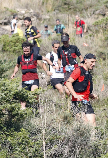 Corredores que este domingo 20 de junio participaron en la prueba de 25 kilómetros con salida y llegada en Villava