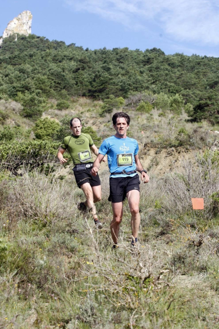 Corredores que este domingo 20 de junio participaron en la prueba de 25 kilómetros con salida y llegada en Villava