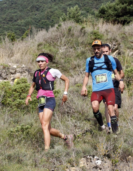 Corredores que este domingo 20 de junio participaron en la prueba de 25 kilómetros con salida y llegada en Villava
