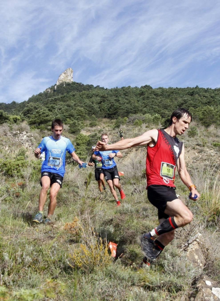 Corredores que este domingo 20 de junio participaron en la prueba de 25 kilómetros con salida y llegada en Villava