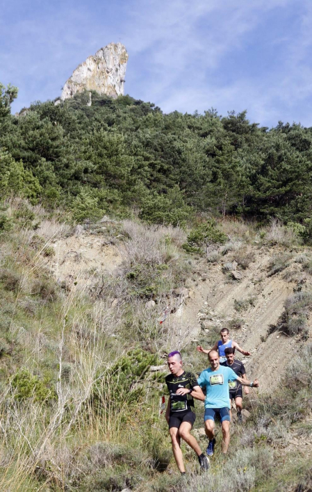 Corredores que este domingo 20 de junio participaron en la prueba de 25 kilómetros con salida y llegada en Villava