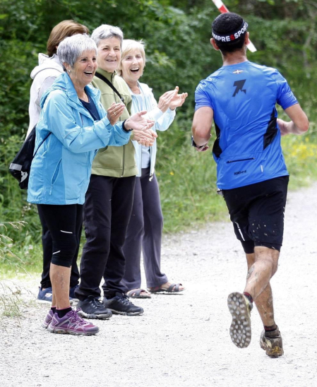 219 corredores completaron los 21 kilómetros de la cita de Etxarri Aranatz, puntuable para el campeonato de la Federación Navarra de Montaña.