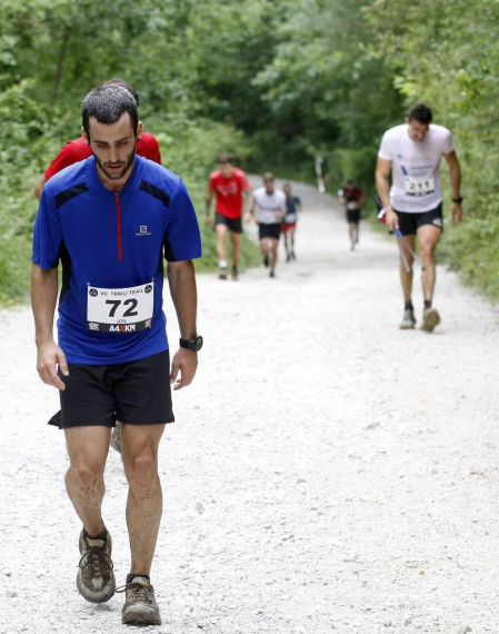 219 corredores completaron los 21 kilómetros de la cita de Etxarri Aranatz, puntuable para el campeonato de la Federación Navarra de Montaña.