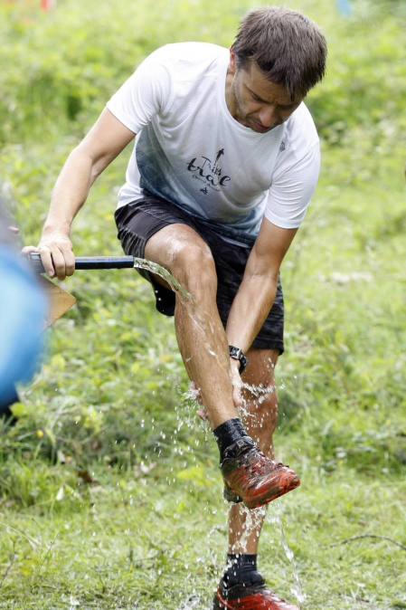 219 corredores completaron los 21 kilómetros de la cita de Etxarri Aranatz, puntuable para el campeonato de la Federación Navarra de Montaña.