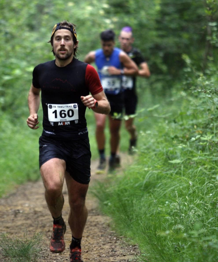 219 corredores completaron los 21 kilómetros de la cita de Etxarri Aranatz, puntuable para el campeonato de la Federación Navarra de Montaña.