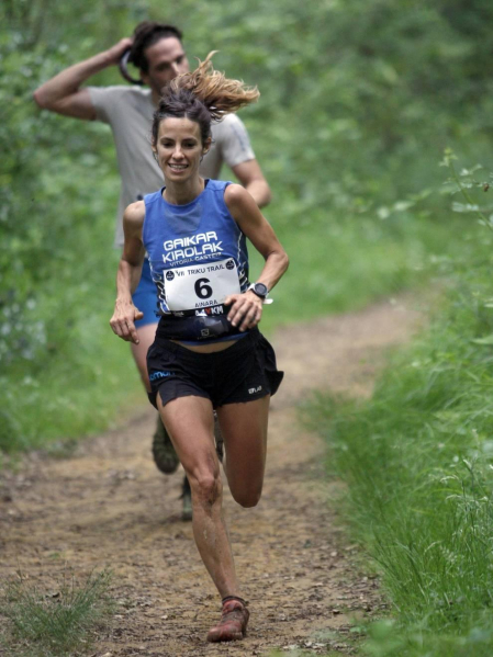 219 corredores completaron los 21 kilómetros de la cita de Etxarri Aranatz, puntuable para el campeonato de la Federación Navarra de Montaña.