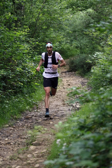219 corredores completaron los 21 kilómetros de la cita de Etxarri Aranatz, puntuable para el campeonato de la Federación Navarra de Montaña.