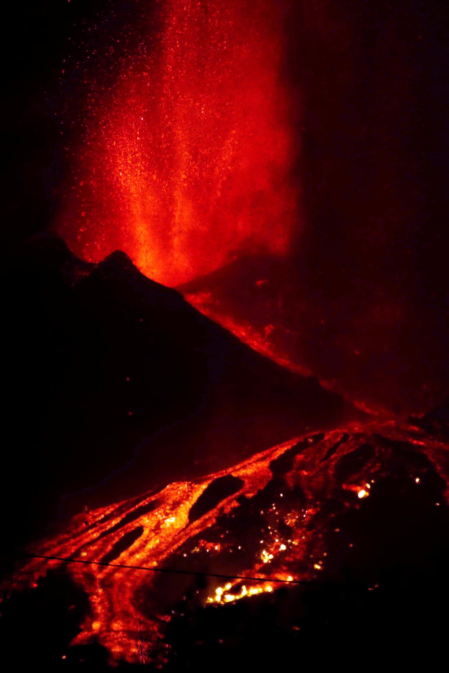 Fotos de la erupción del volcán Cumbre Vieja de La Palma.
