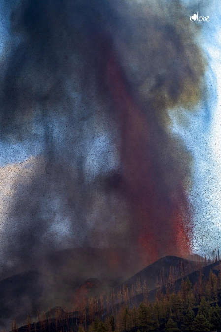Fotos de la erupción del volcán Cumbre Vieja en La Palma.