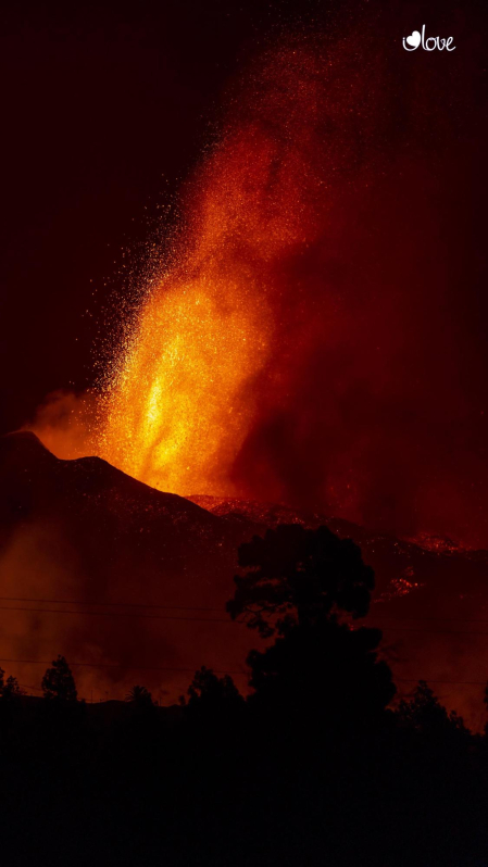 Fotos de la erupción del volcán Cumbre Vieja en La Palma.