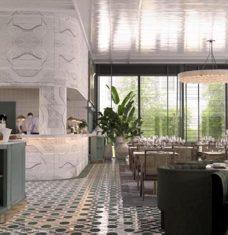 Imagen del interior del futuro hotel Tres Reyes de San Sebastián