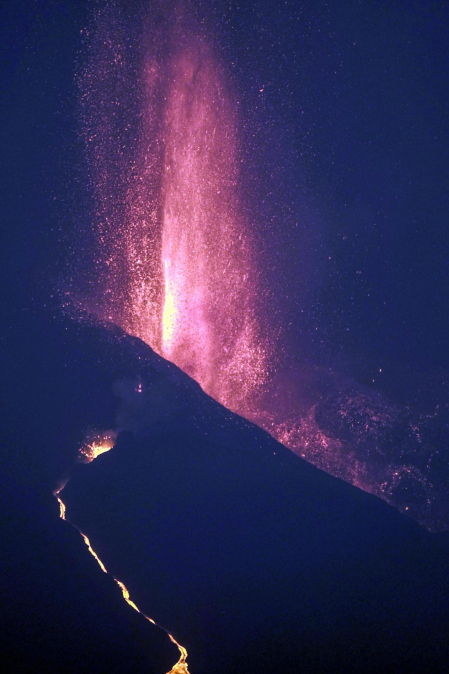 Fotos de la erupción del volcán de La Palma