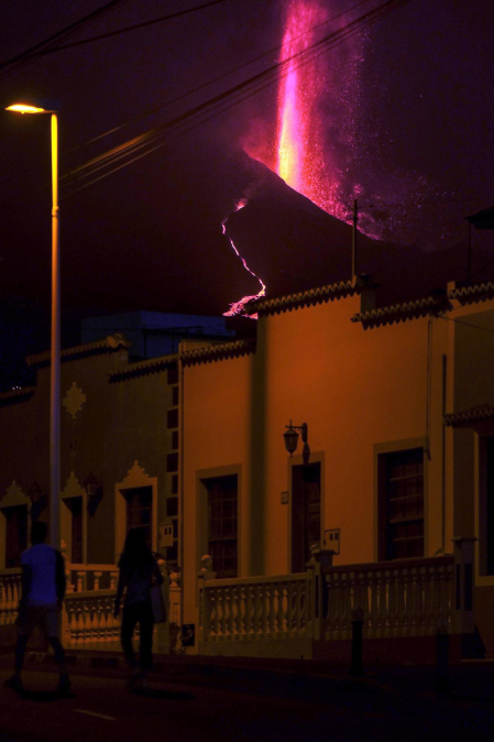 Fotos de la erupción del volcán de La Palma