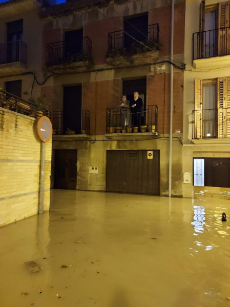 Inundaciones en Tudela