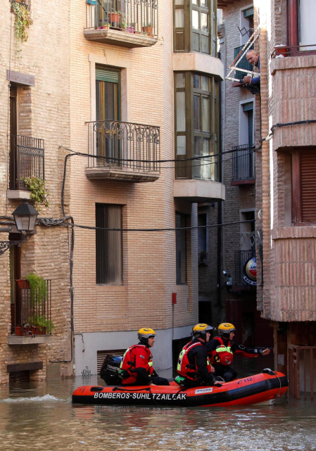 Inundaciones en Tudela