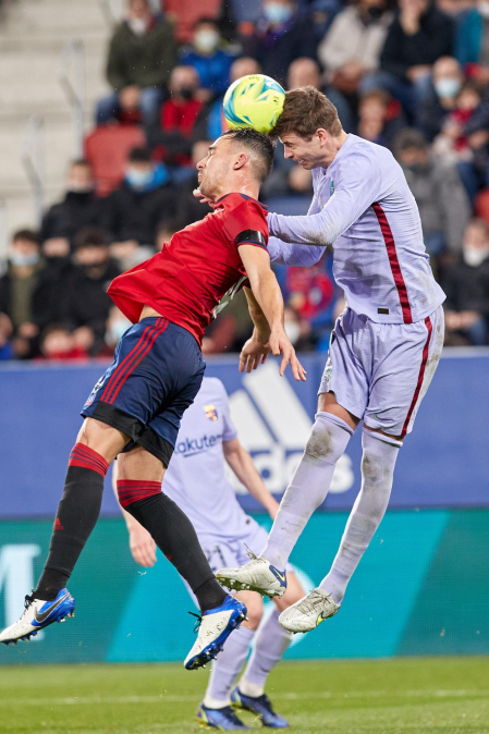 Fotos del Osasuna-Barcelona./J.P Urdiroz