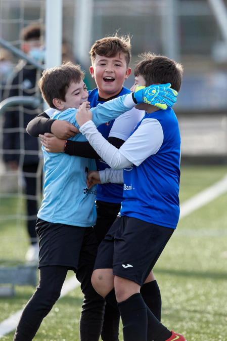 Imagen de la cuarta jornada del Torneo Interescolar./J. Caso y J.P. Urdíroz