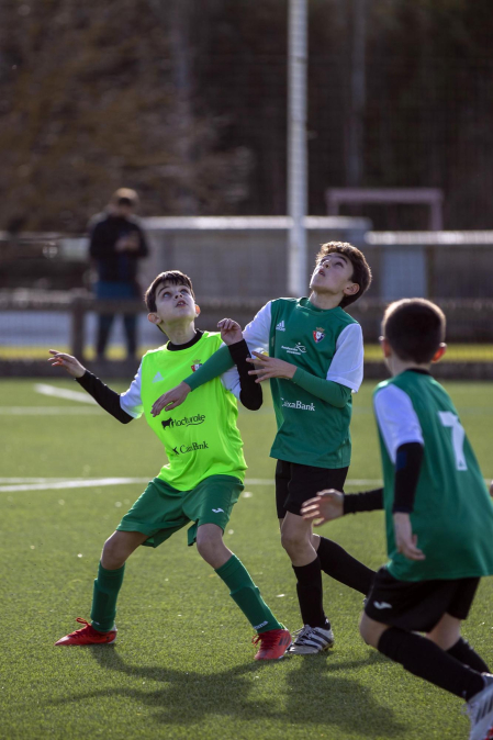 Imagen de la cuarta jornada del Torneo Interescolar./J. Caso y J.P. Urdíroz