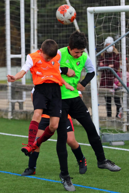 Imagen de uno de los partidos del Torneo Interescolar disputados el martes 28 de diciembre