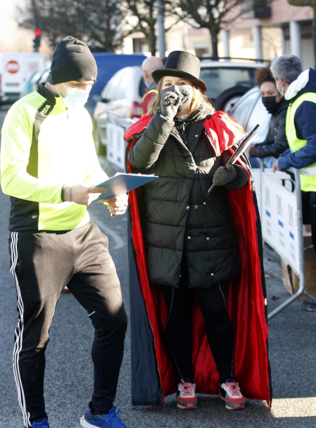 Imagen de la San Silvestre de Buztintxuri