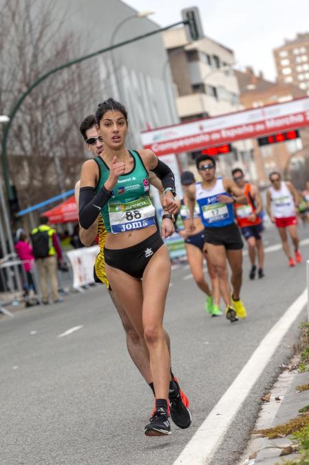 Fotos de los campeonatos de marcha, en Pamplona.