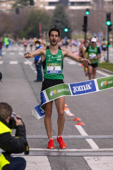 Fotos de los campeonatos de marcha, en Pamplona.