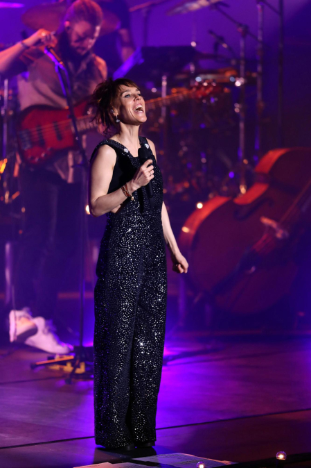 Zaz, durante su concierto en Baluarte./
