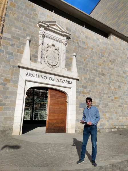 Iñaki Pérez, este verano junto al Archivo de Navarra