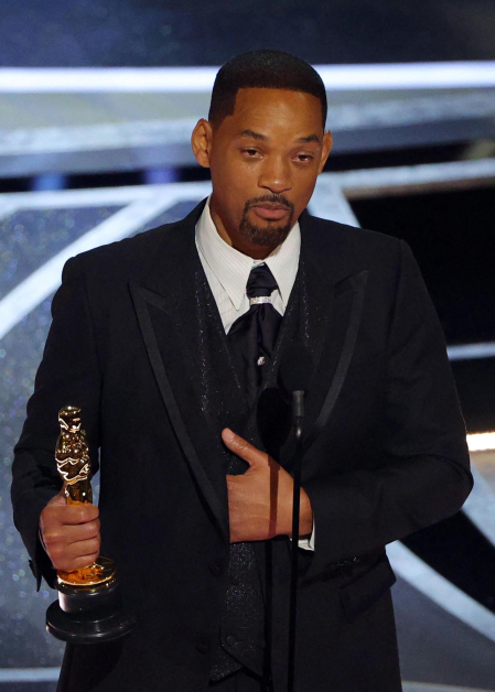 Will Smith, con su Oscar al mejor actor
