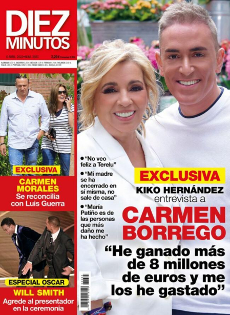 Portada de la revista 'Diez Minutos' del 30 de marzo de 2022